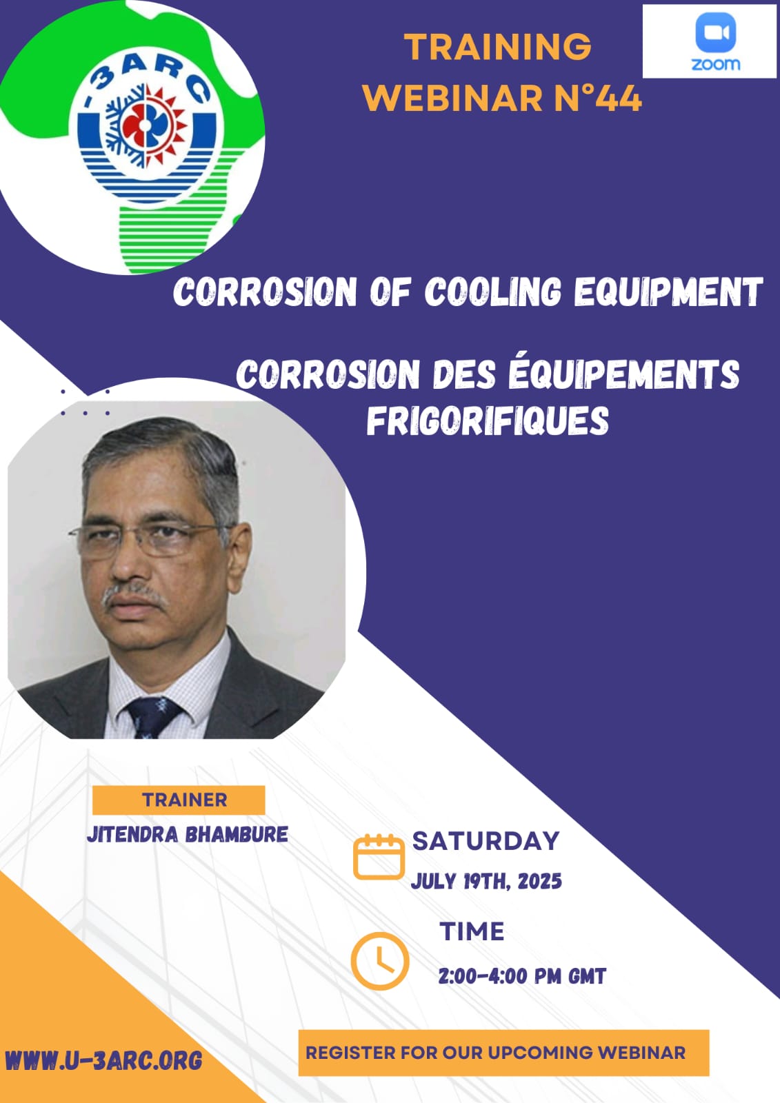 Corrosion of cooling equipment