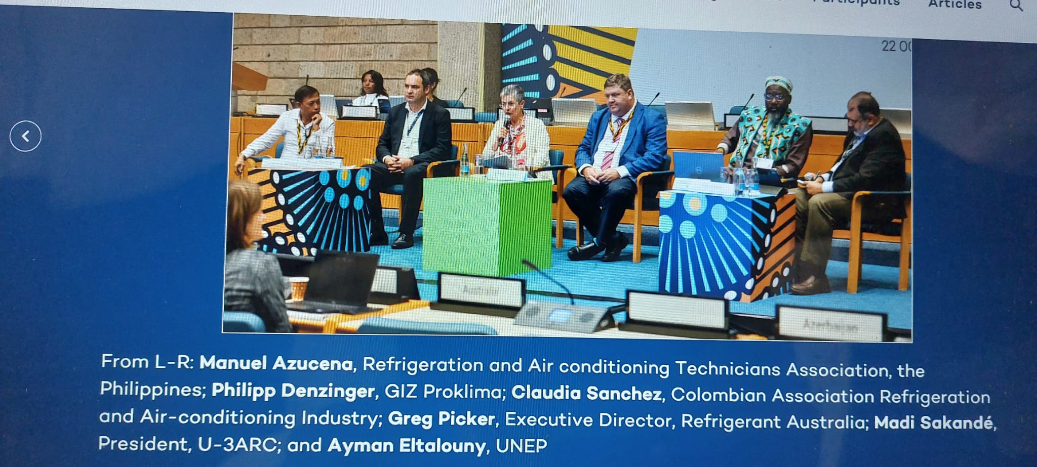 MOP35 - Intervention President U-3ARC, Madi Sakandé, in Nairobi